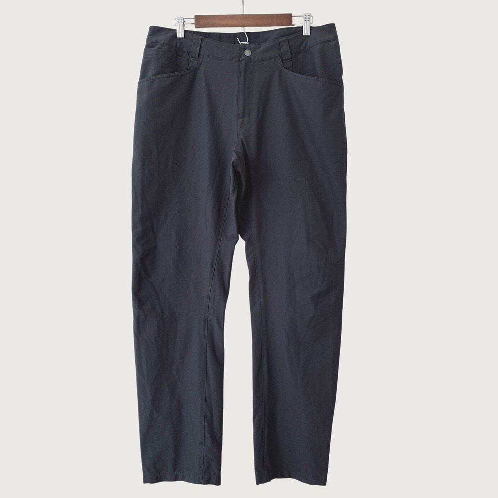 The North Face Hiking Pants Men 34 Grey Straight Leg Stretch Lightweight Outdoor